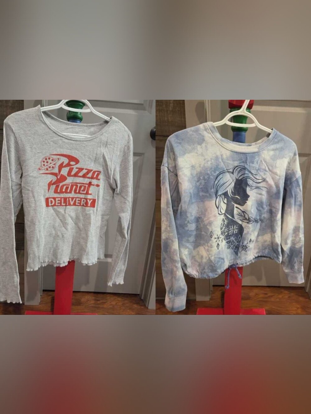 Set Of 2 Long Sleeve Disney Tops